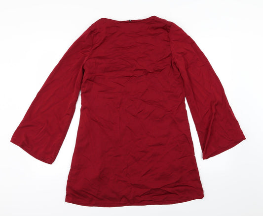 SheIn Womens Red A-Line Size M