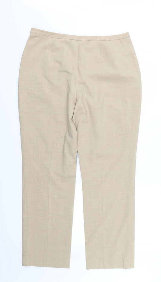 Artigiano Mens Beige Trousers Size 16 L30 in