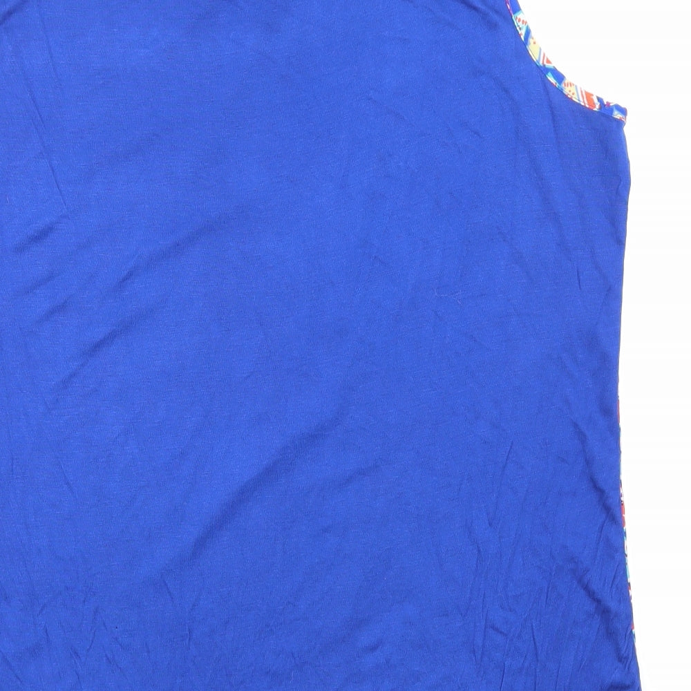 Womens UK Size 20 Dunnes Stores Blue Basic Blouse