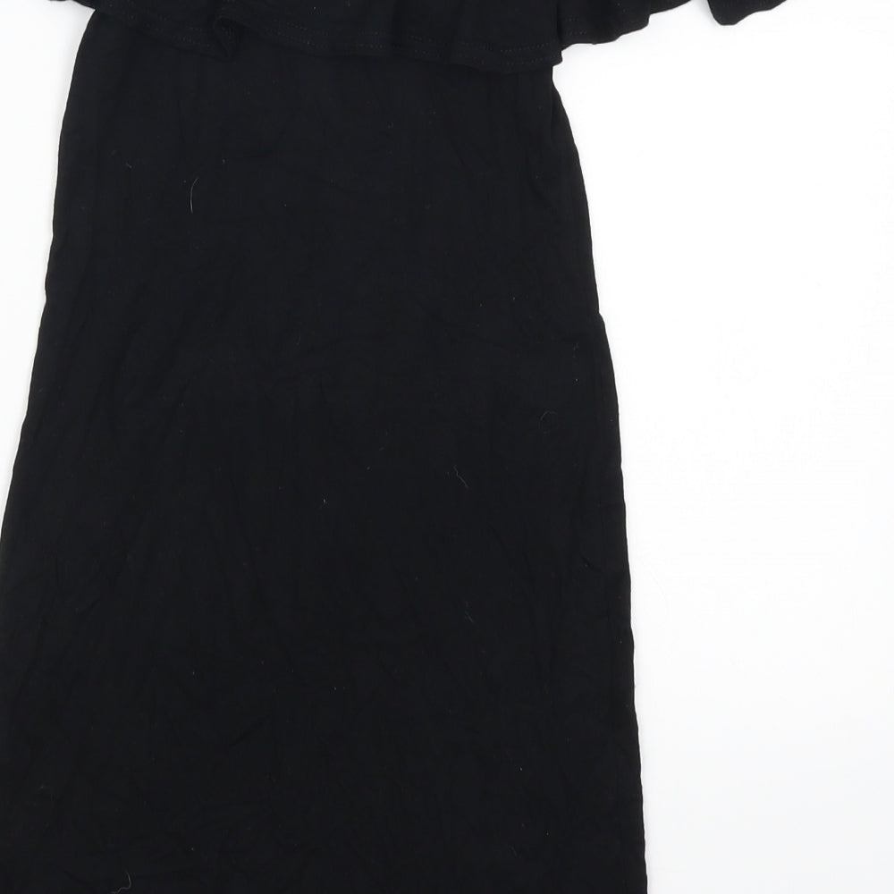 Pretty Little Thing Womens Black Mini Size 6