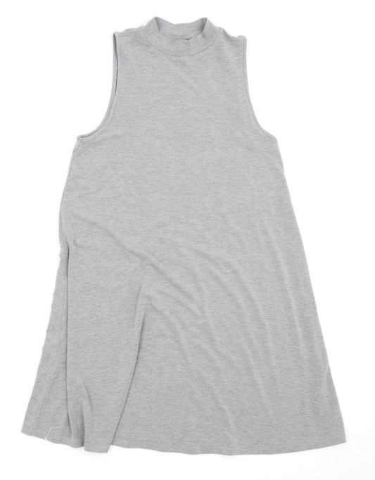 Topshop Womens Grey Pencil Dress Size 8