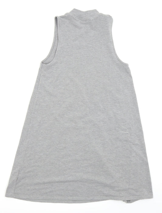 Topshop Womens Grey Pencil Dress Size 8