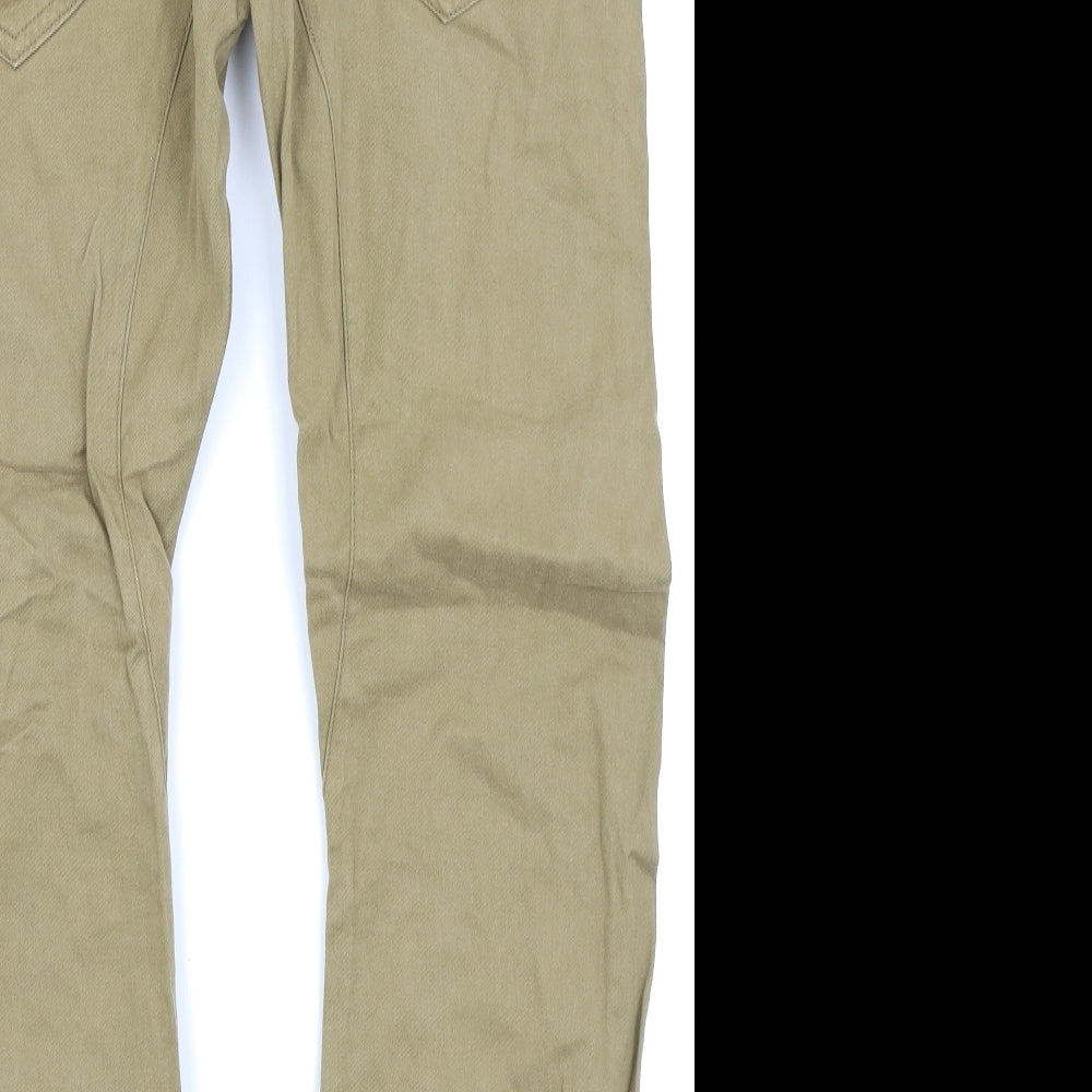Soul Star Mens Beige Chino Trousers Size 30 L25 in