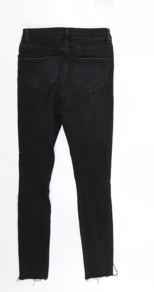 Womens UK Size 10 Newlook Regular Fit Skinny Black Jeans