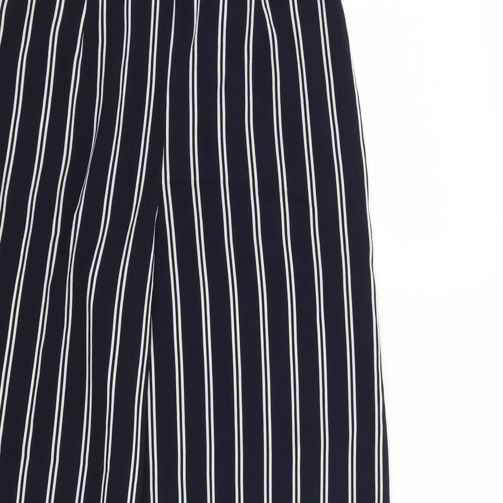 Womens UK Size 6 Bershka Regular Fit Blue Trousers