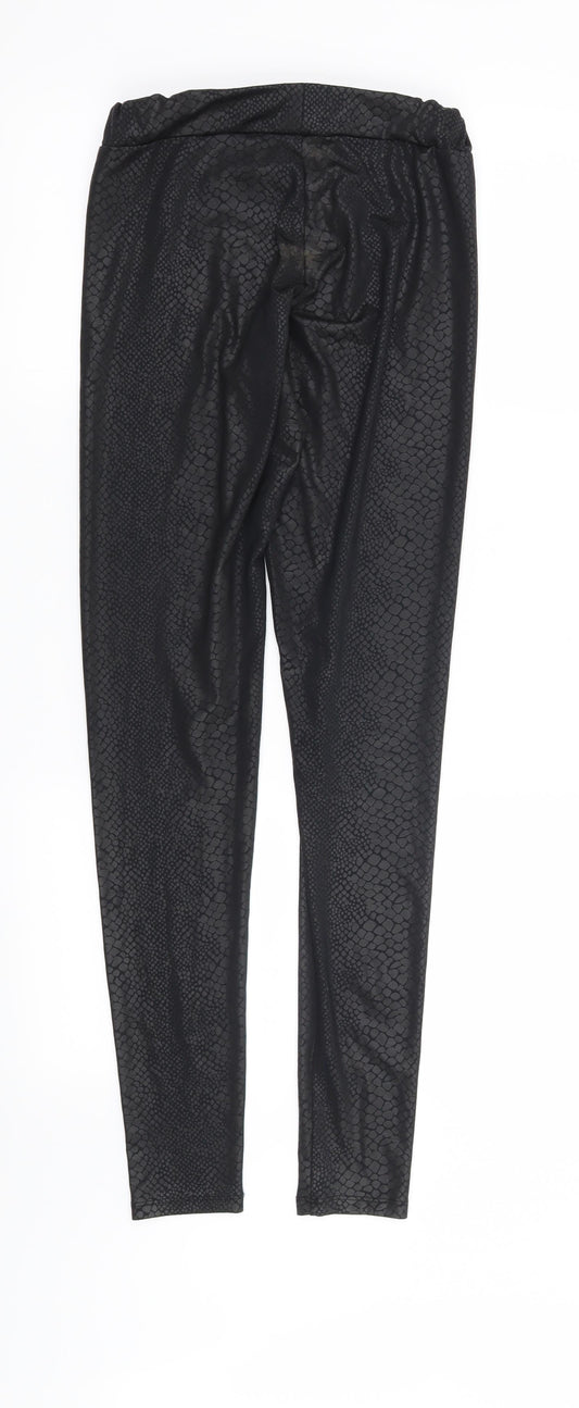 Womens UK Size S H&M Capri Black Leggings