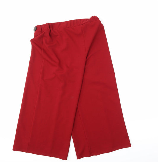 George Womens Red Cropped Trousers Size 30 in L20 in
