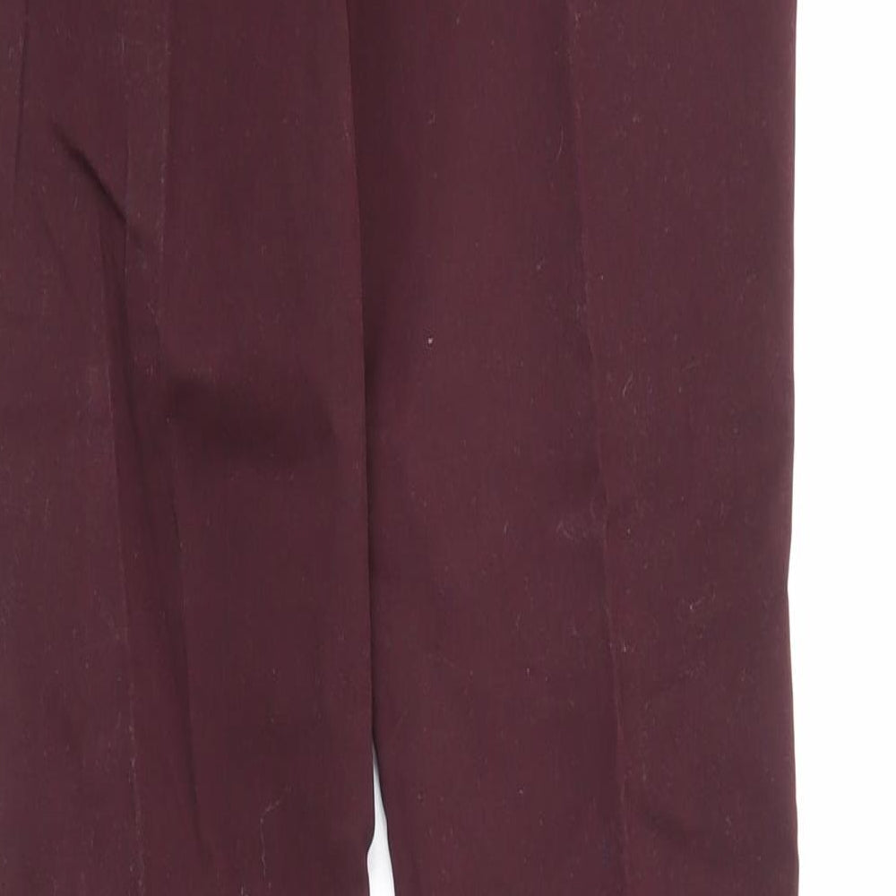 F&F Womens Purple Denim Straight Jeans Size 6 L29 in