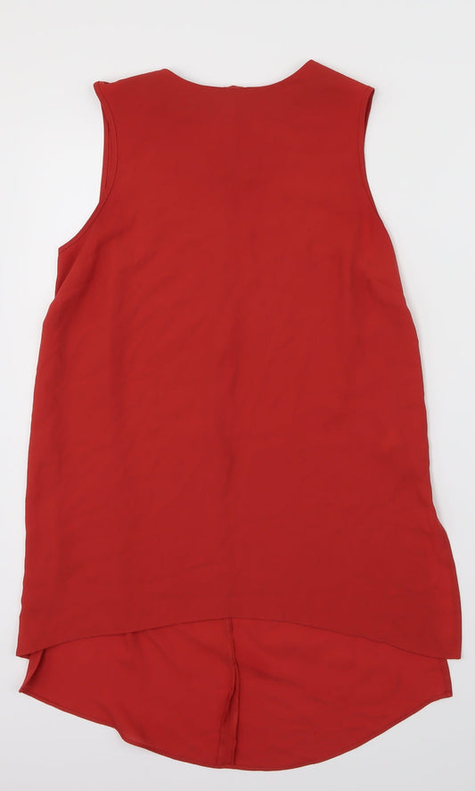 Matalan Womens Red Shirt Dress Size 8