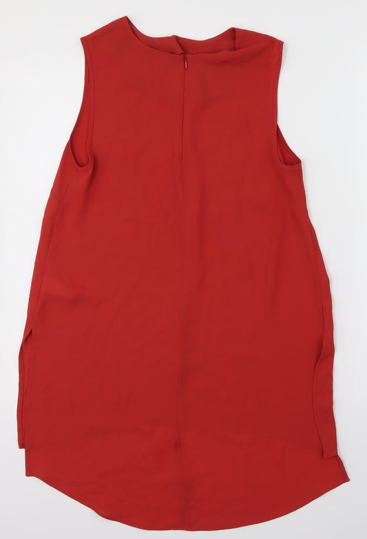 Matalan Womens Red Shirt Dress Size 8