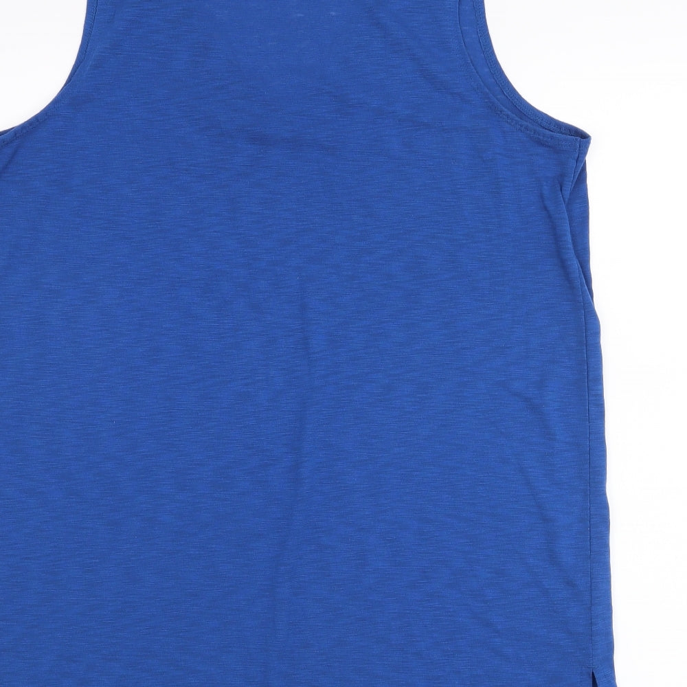 Papaya Womens Blue Basic Tank Size L