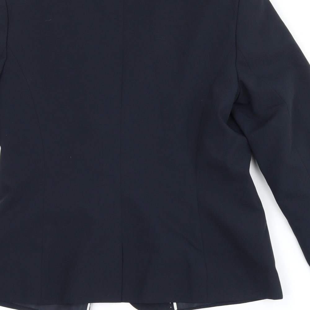 F&F Womens Blue Jacket Blazer Size 12