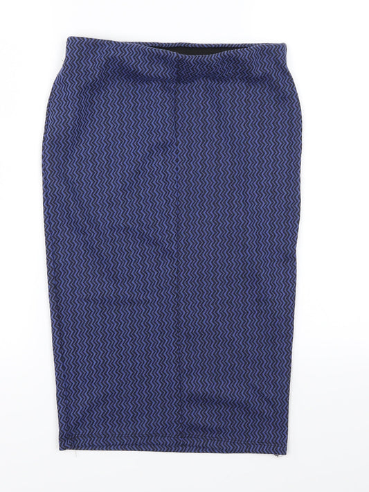 Atmosphere Womens Blue   Straight & Pencil Skirt Size 8
