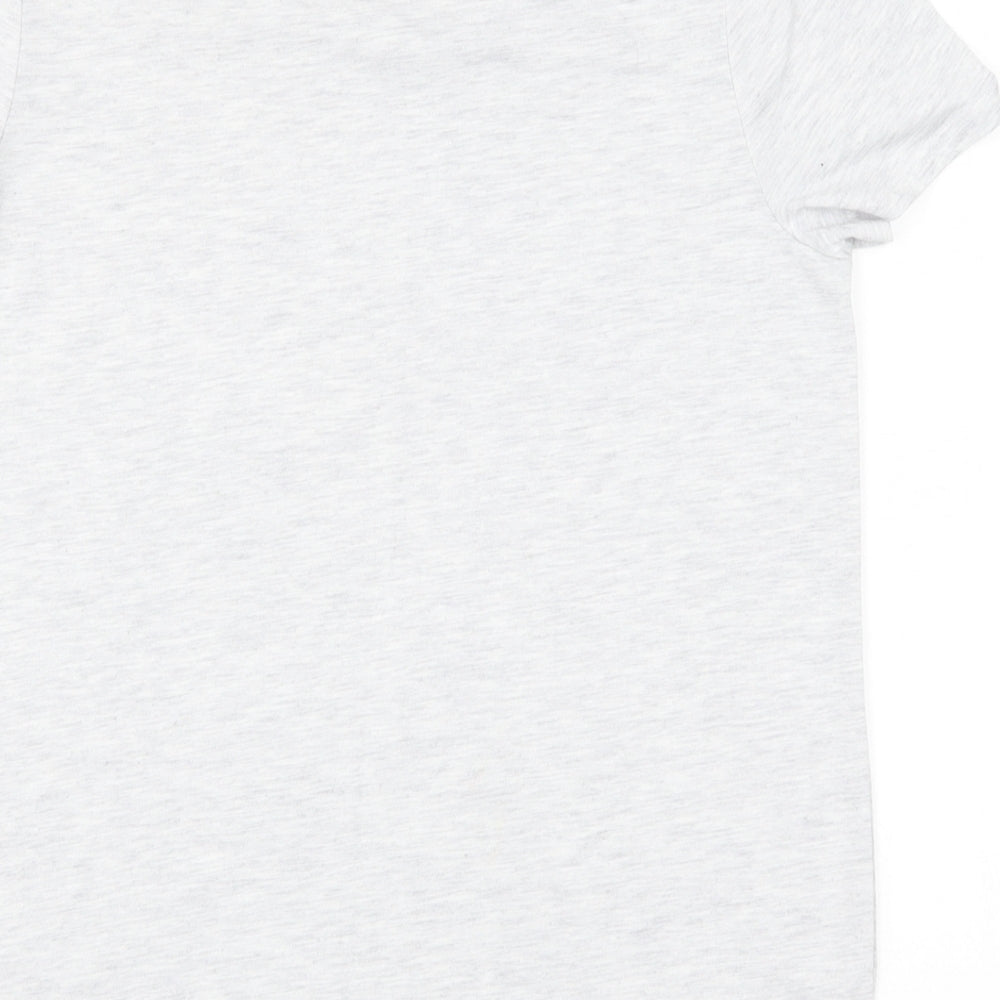 Womens UK Size 8 George Grey Basic T-Shirt