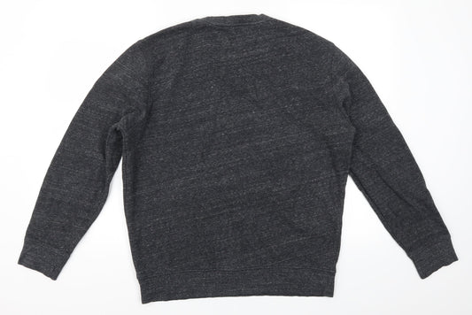 Acw85 Mens Grey Pullover Jumper Size M