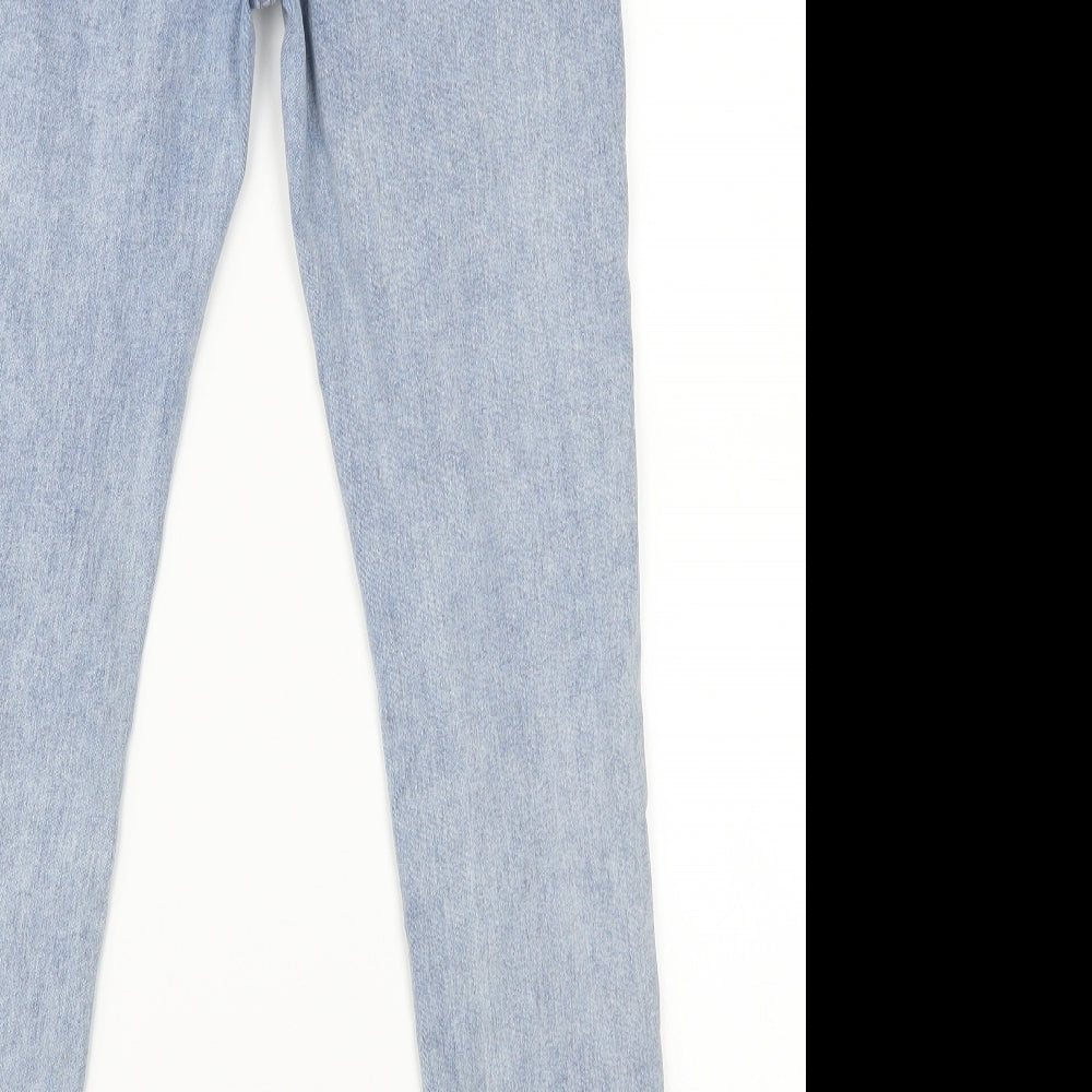 SheIn Womens Blue Skinny Jeans Size L L28 in
