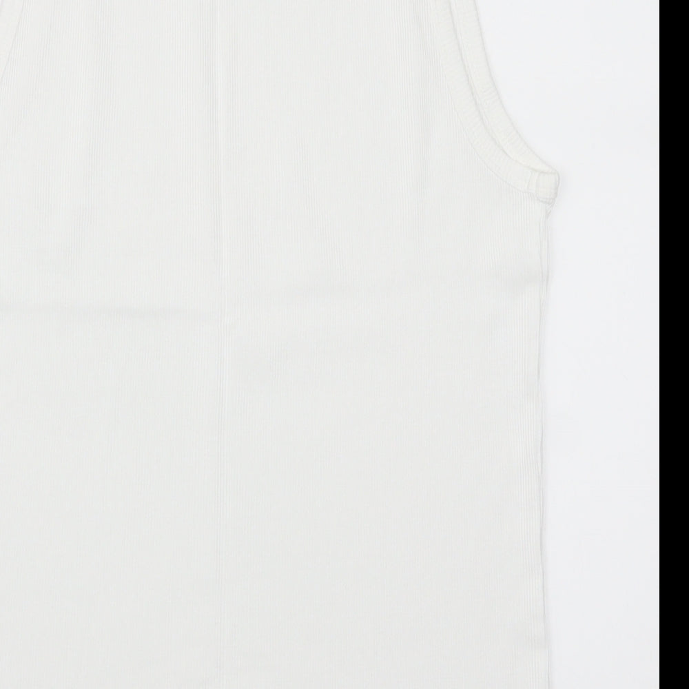 Peacocks Mens White T-Shirt Size L