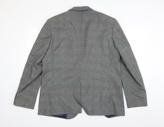 Mens UK Size 36 Cedar Wood State Regular Grey Suit Jacket