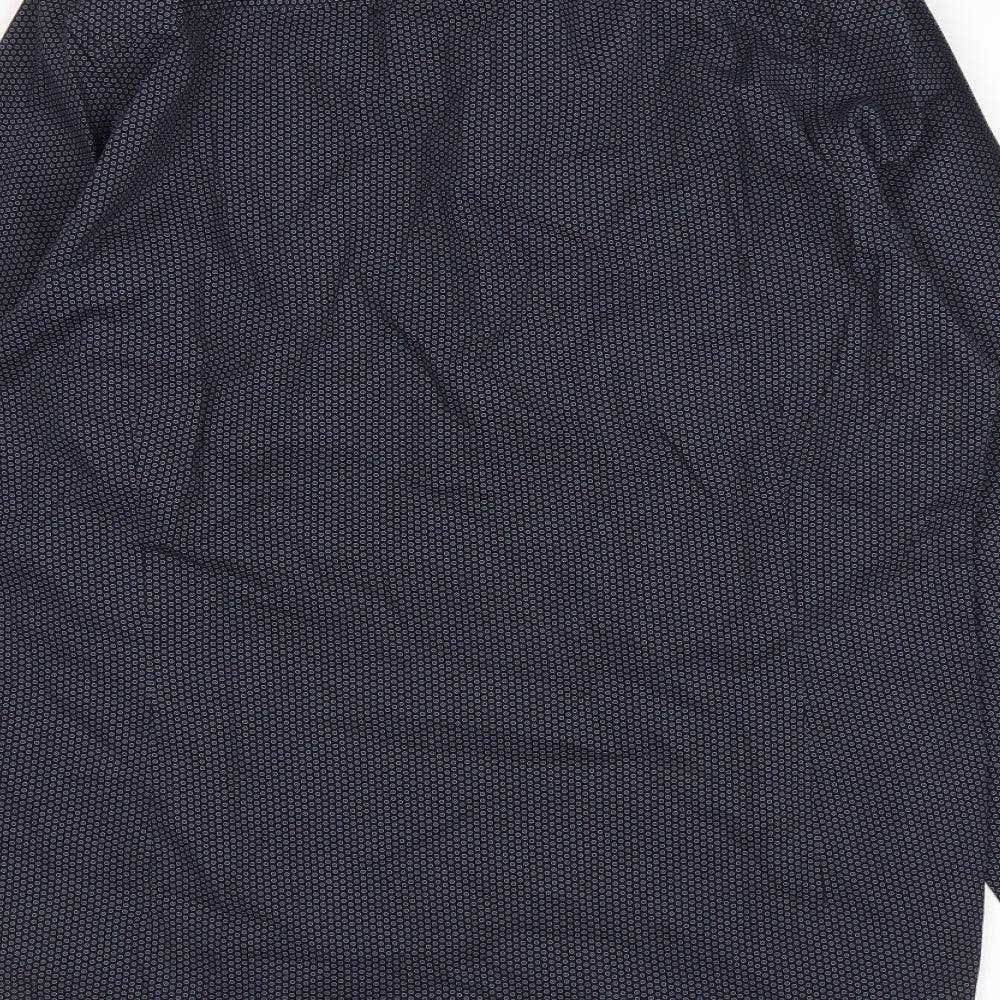 Urbndist Mens Blue Dress Shirt Size S