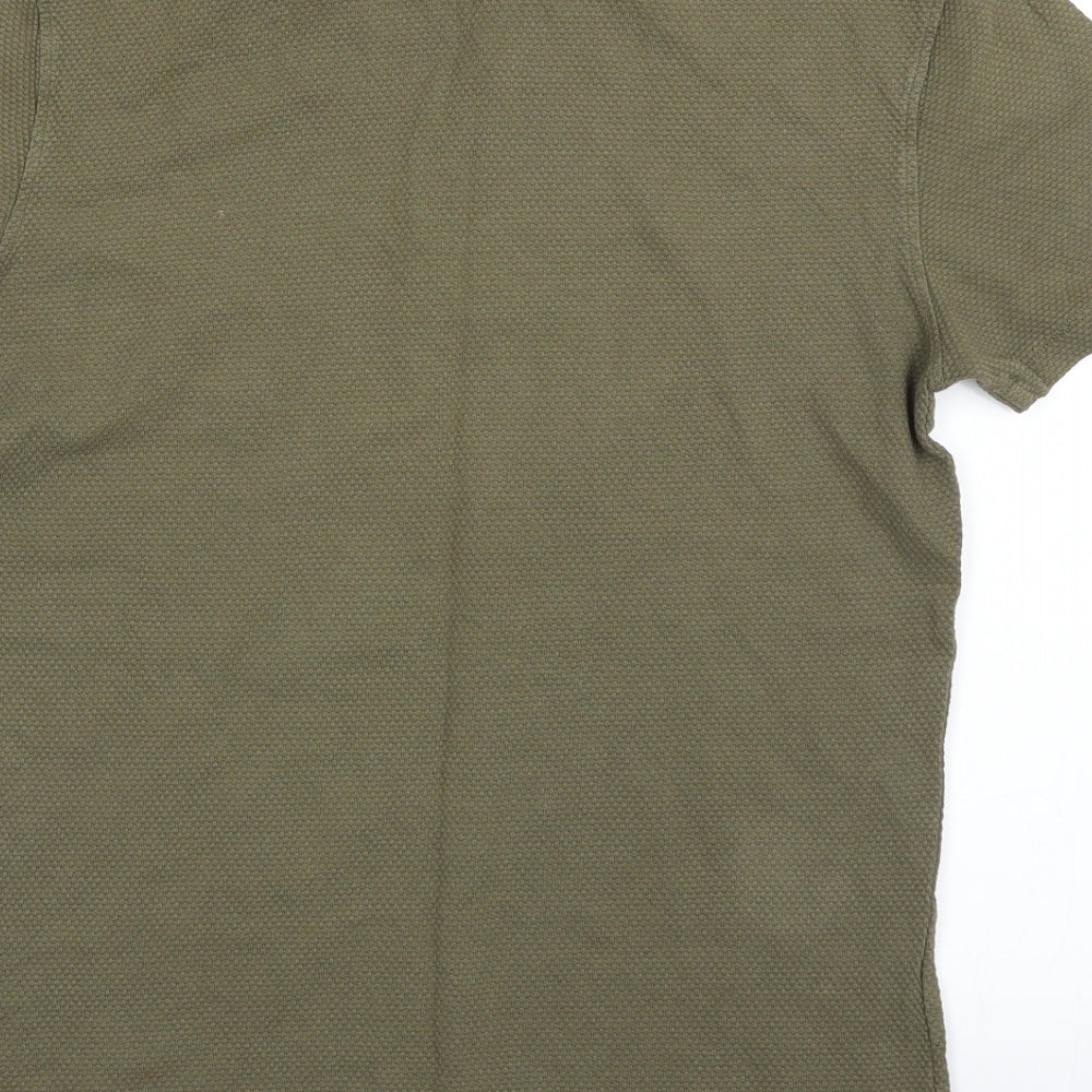 New Look Mens Green Polo Size M