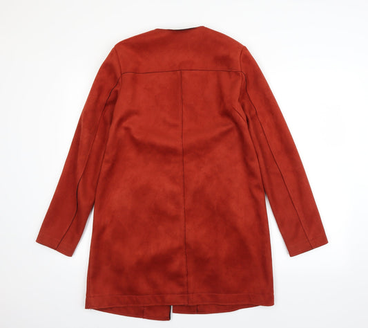 Primark Womens Orange Overcoat Coat Size 12