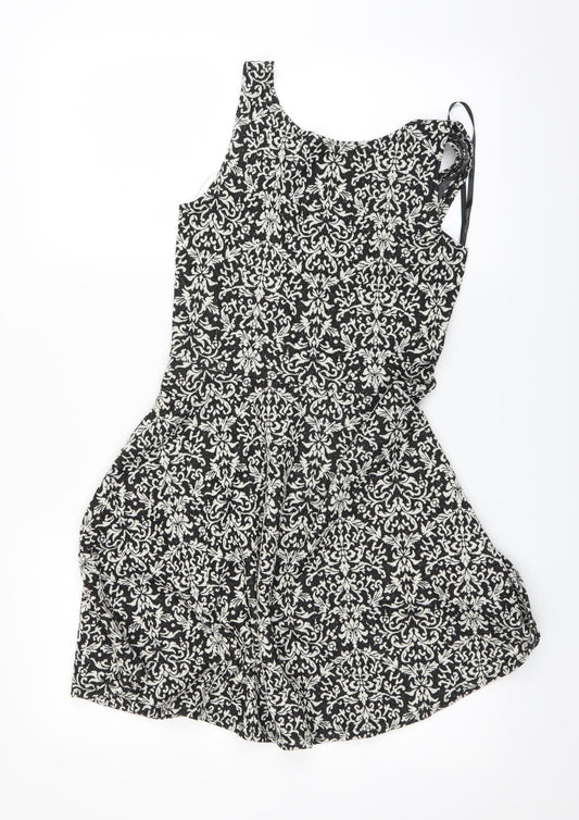 Atmosphere Womens Black A-Line Size 10