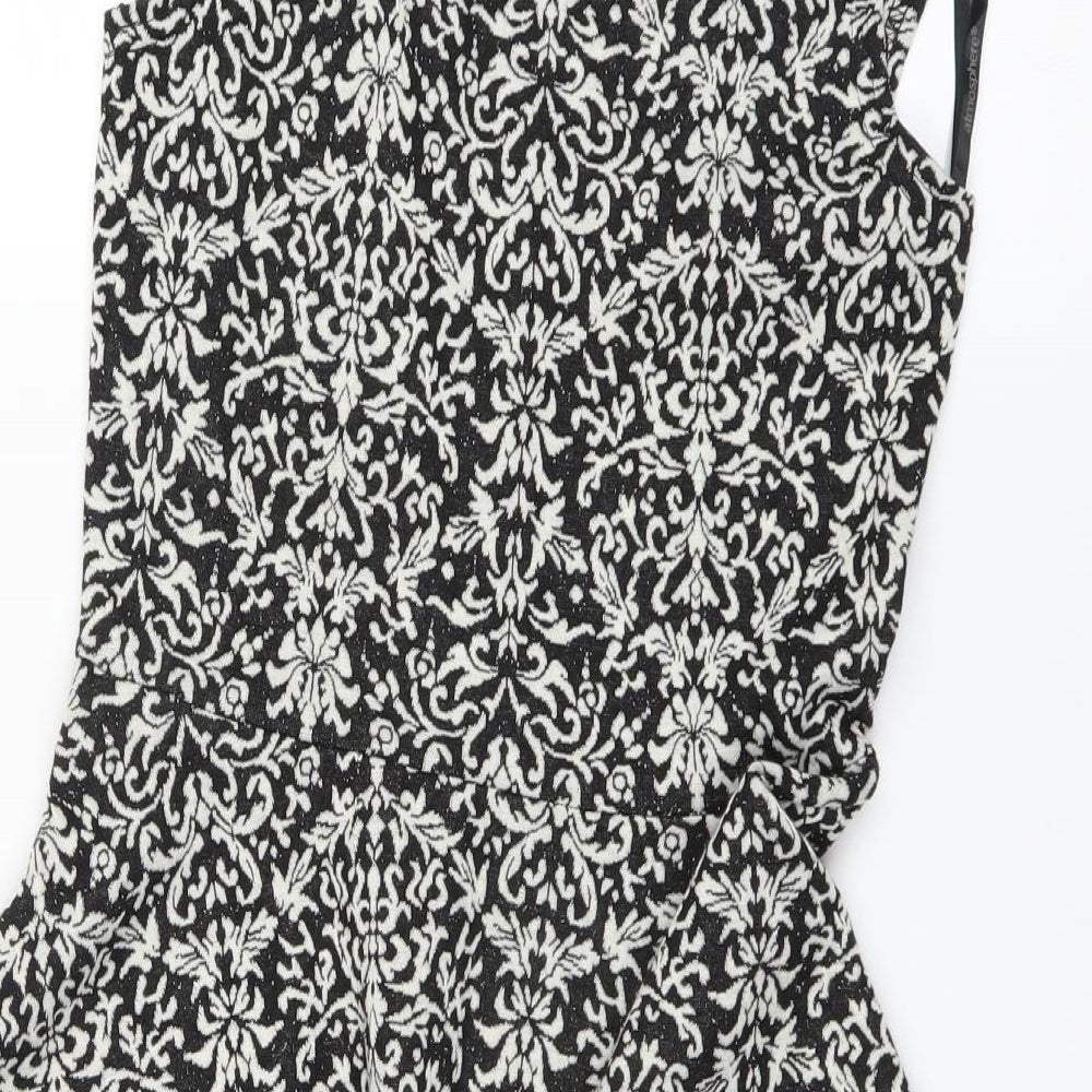 Atmosphere Womens Black A-Line Size 10