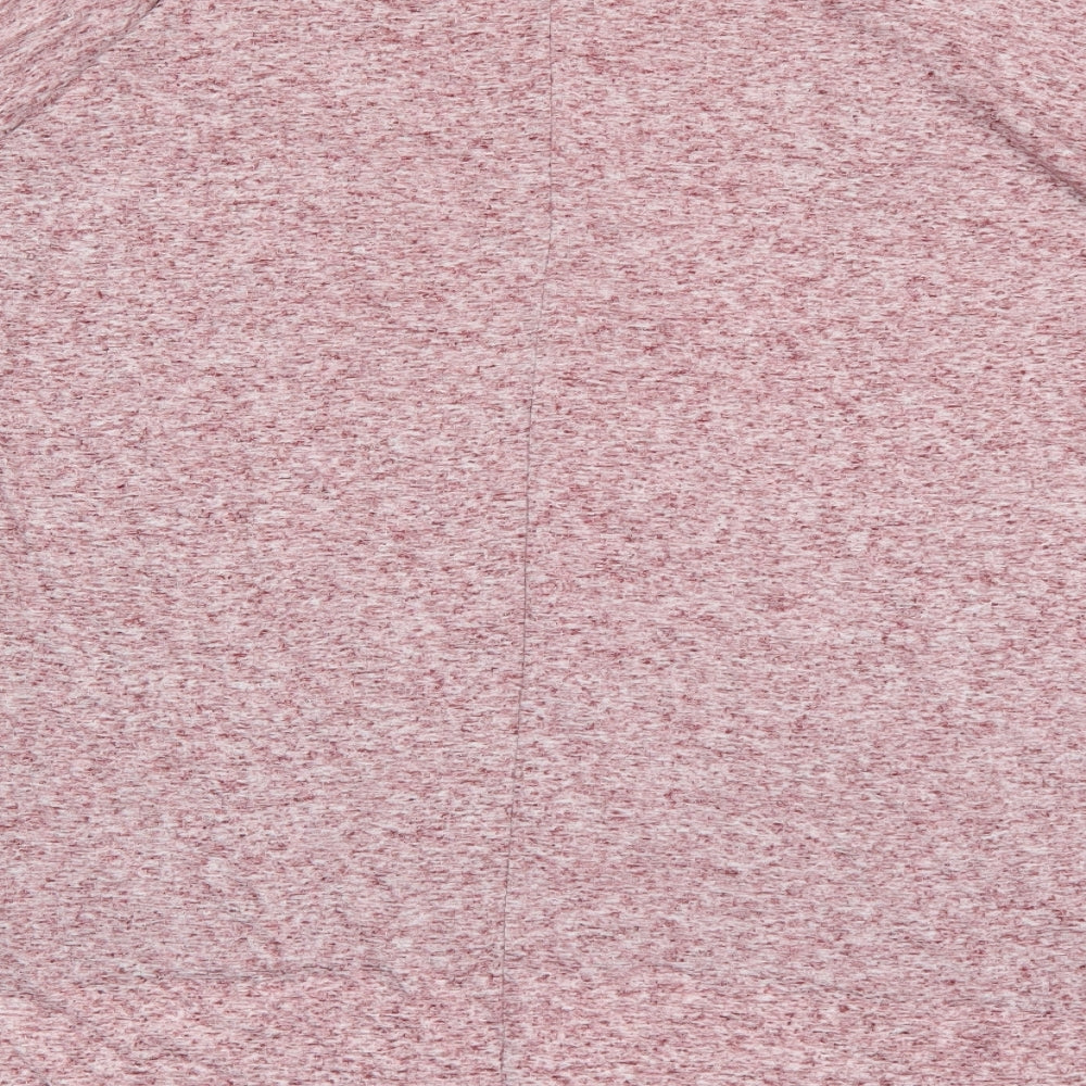Womens UK Size 8 Blonde & Blonde Pink Basic T-Shirt