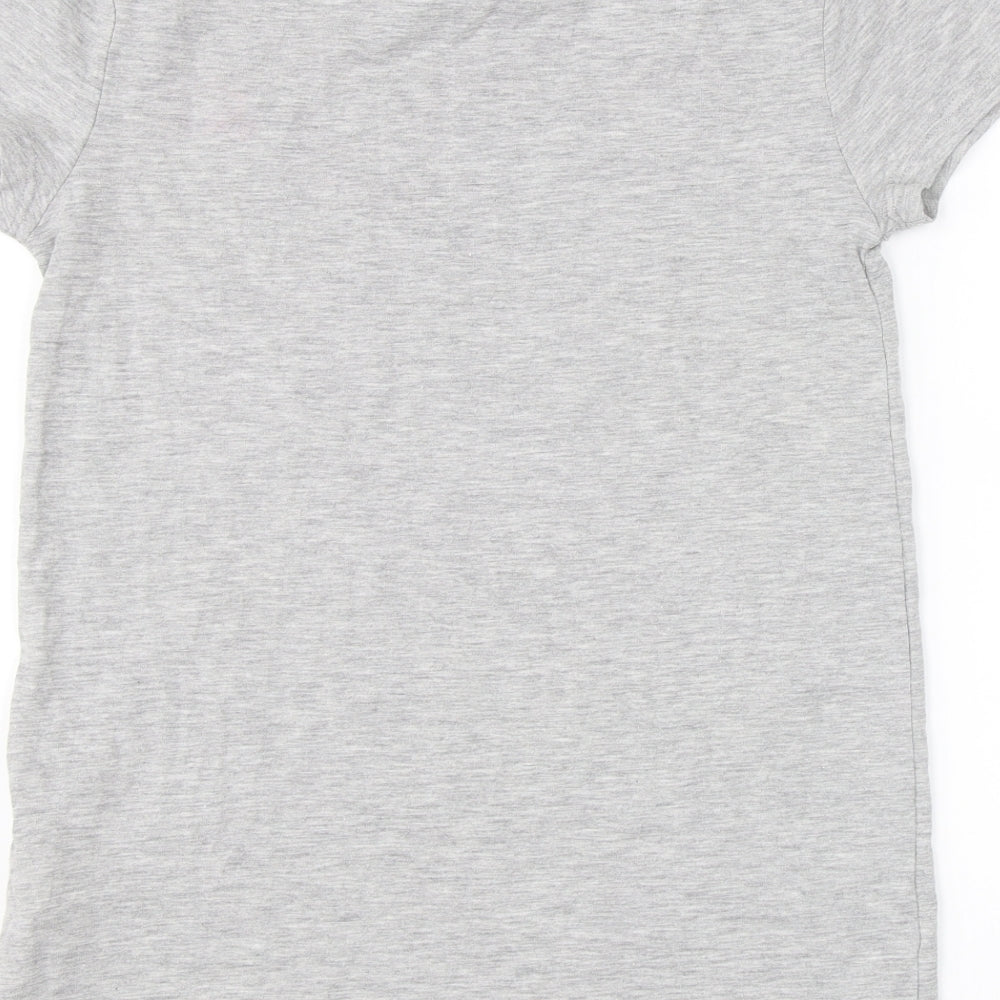 Primark Womens Grey Basic T-Shirt Size 4 - super mario