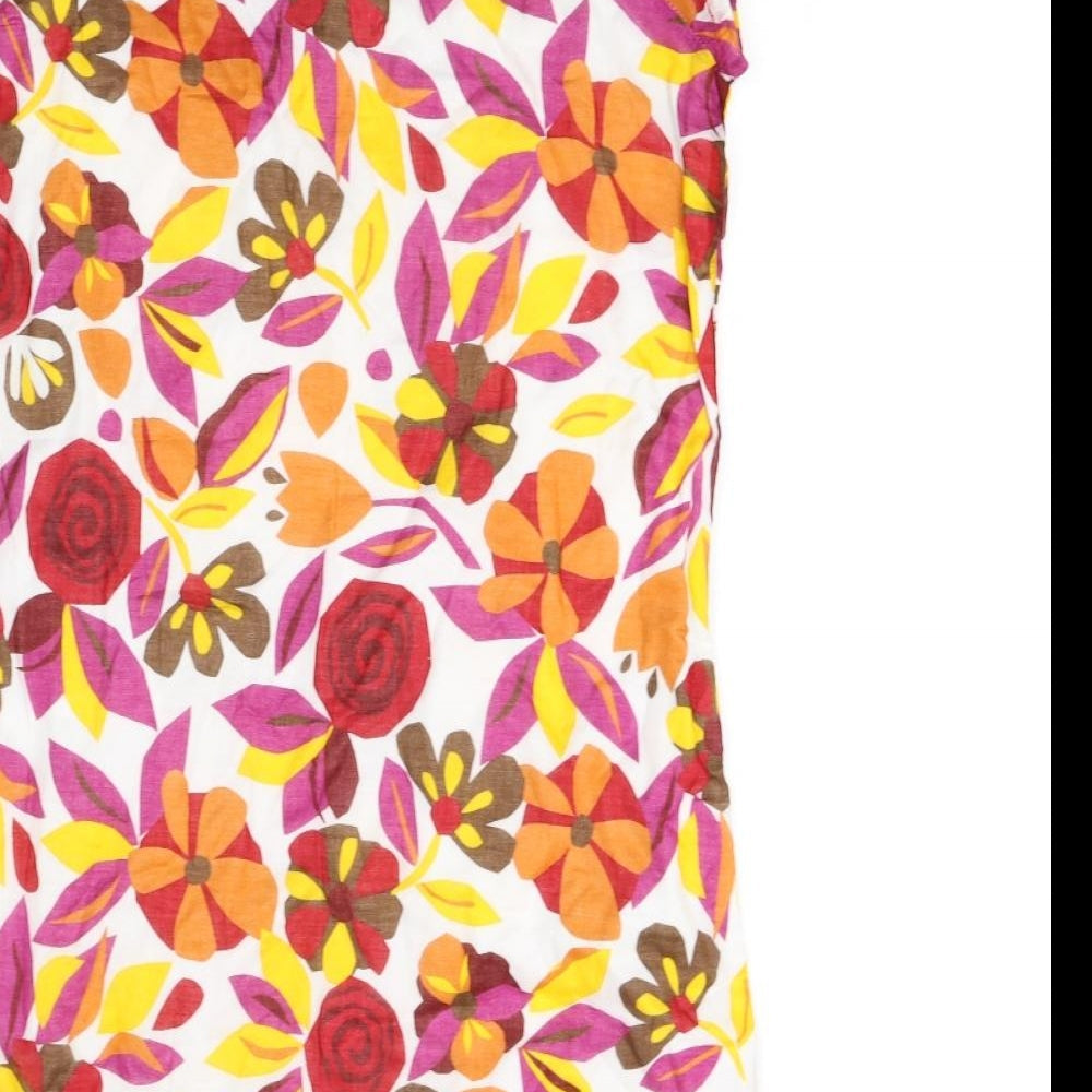 Preworn Womens Multicoloured Floral Mini Size S