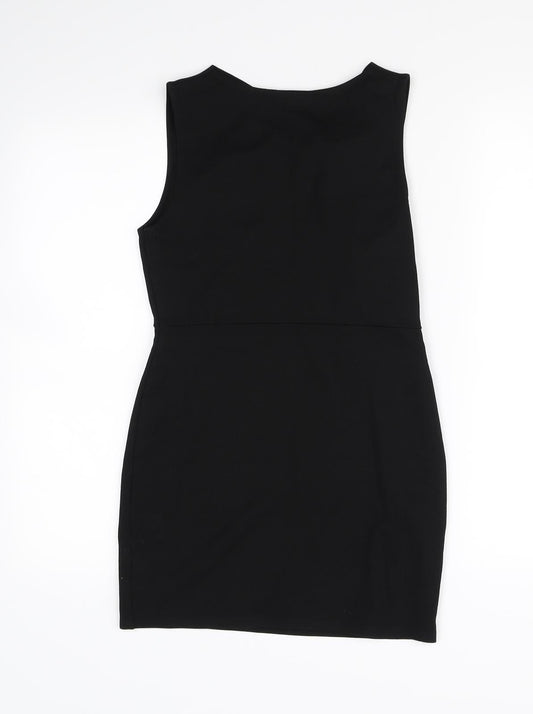 Topshop Womens Black Mini Size 10