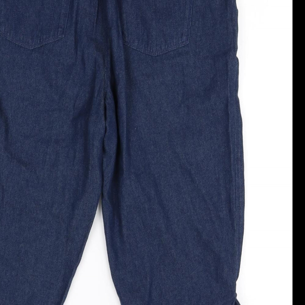 BHS Womens Blue Cropped Jeans Size 12 L20 in