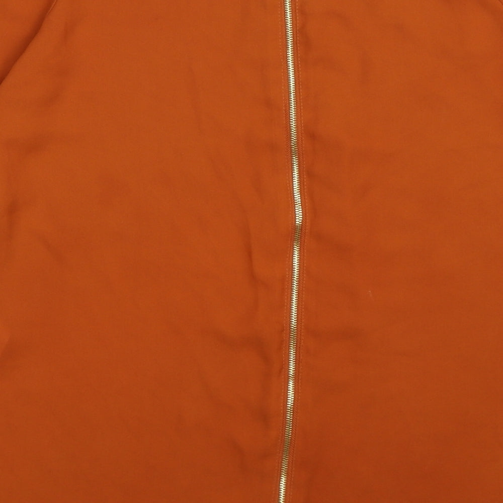 Womens UK Size 8 Atmosphere Brown Basic Blouse