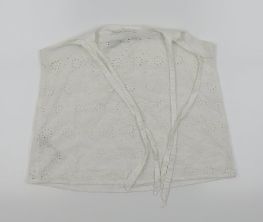 Dorothy Perkins Womens White Floral Basic Tank Size 10