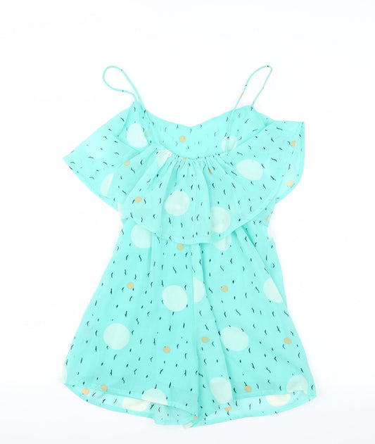 Primark Womens Green   Playsuit One-Piece Size 6