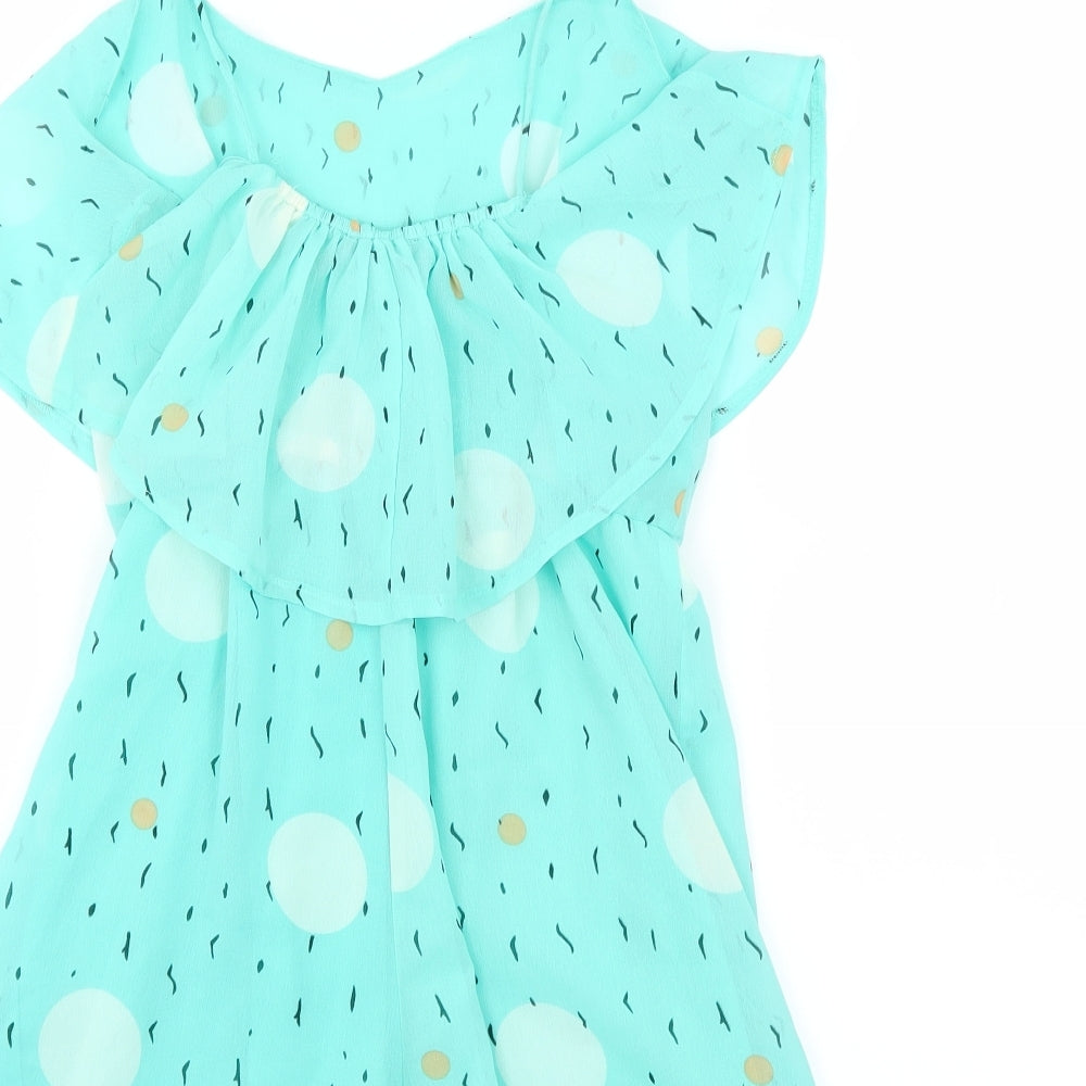 Primark Womens Green Playsuit One-Piece Size 6