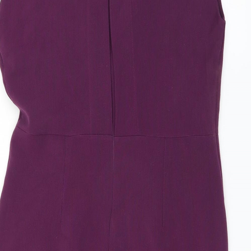Angeleye Womens Purple Sheath Size M