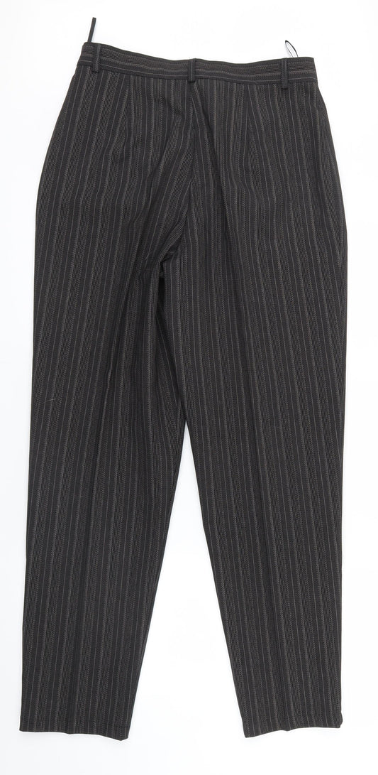 Womens UK Size 14 Best basics Regular Fit Black Trousers