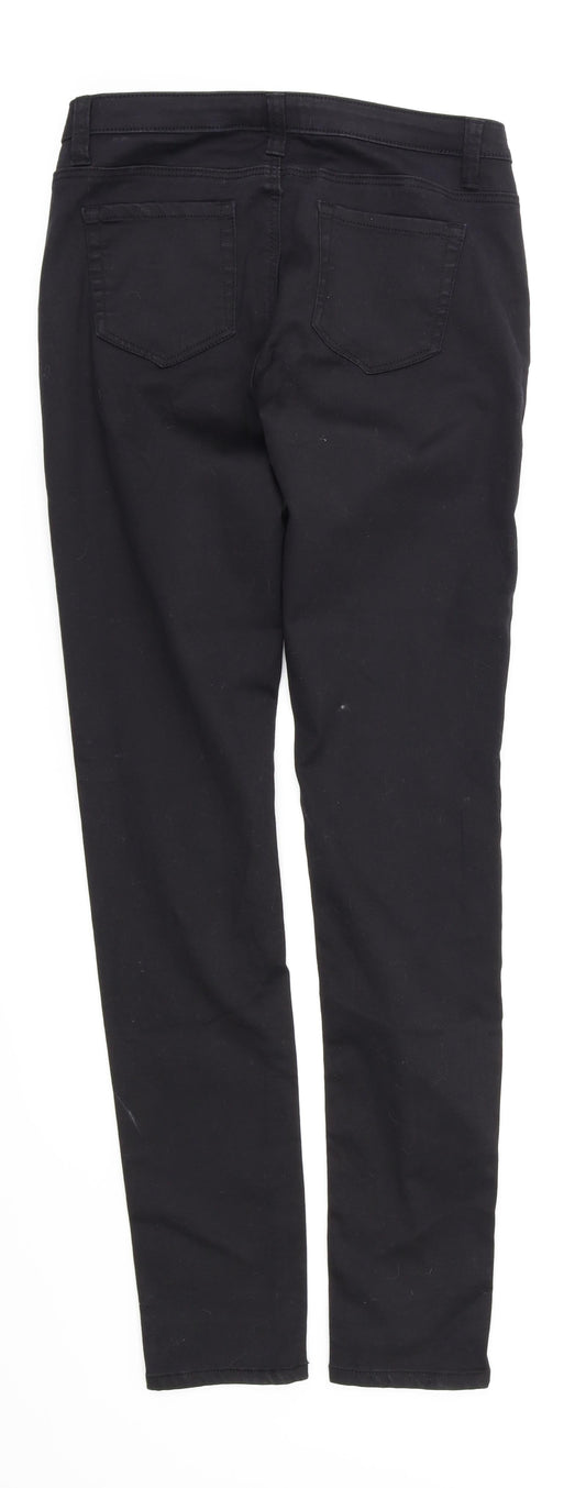 denim &co Womens Black Skinny Jeans Size 8 L32 in