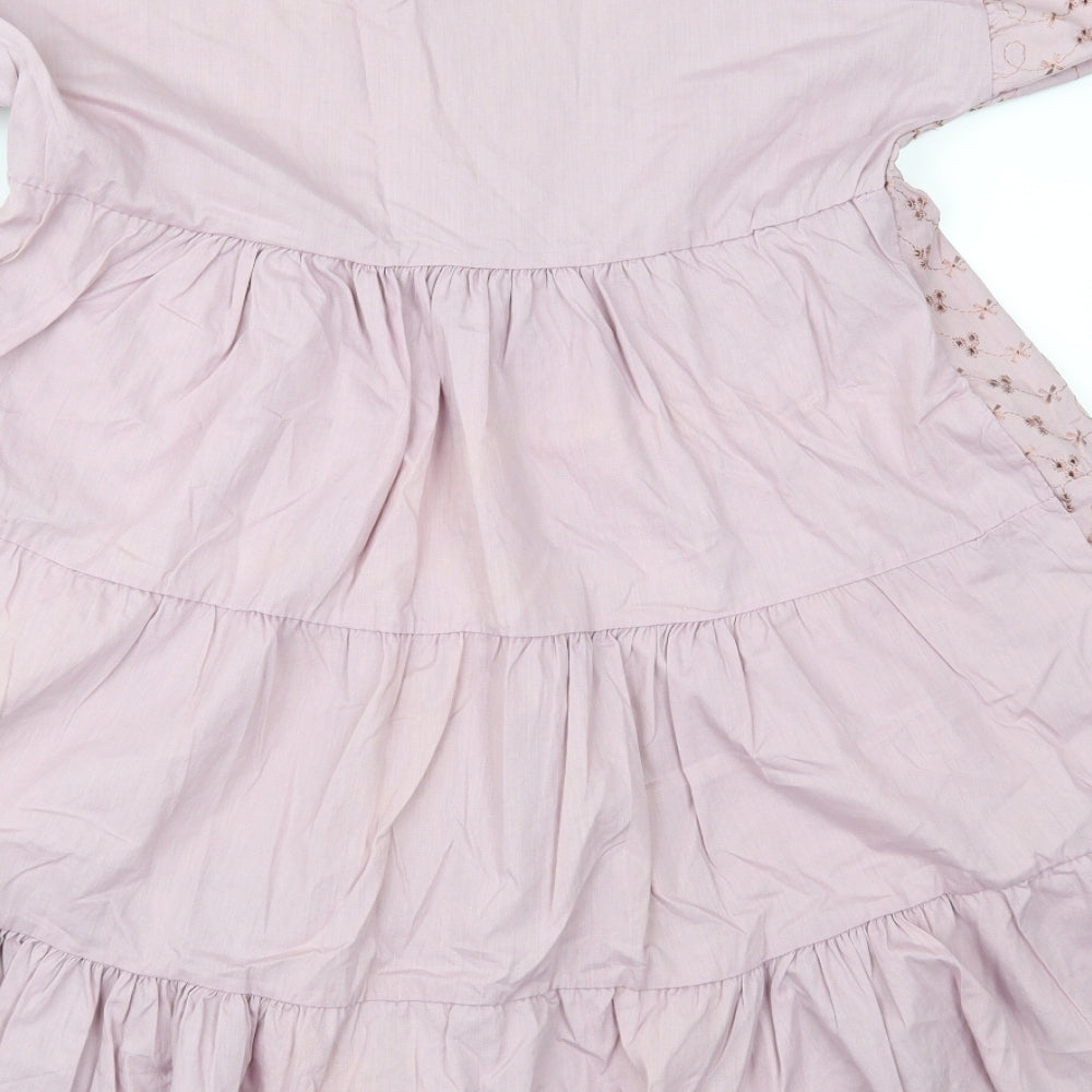 PRETTYLITTLETHING Womens Purple Geometric Fit & Flare