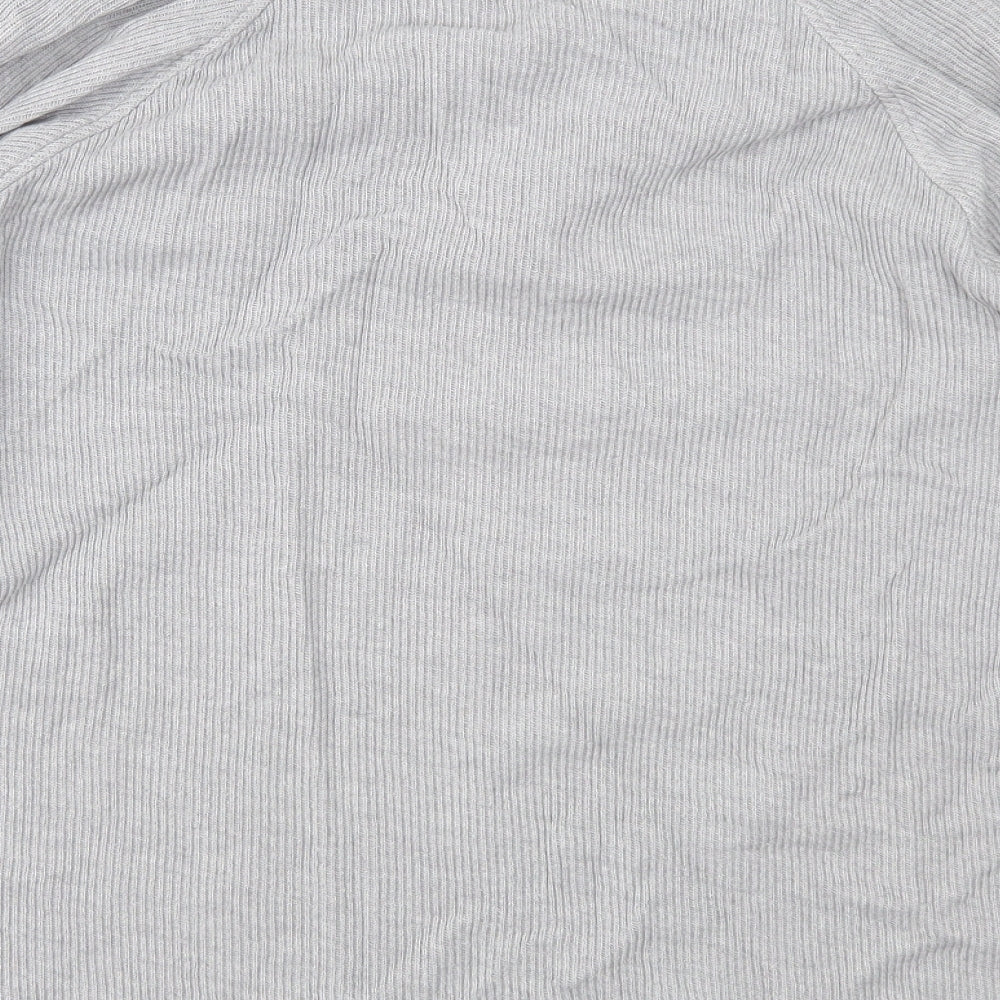 Easy Mens Grey Knit Pullover Jumper Size L