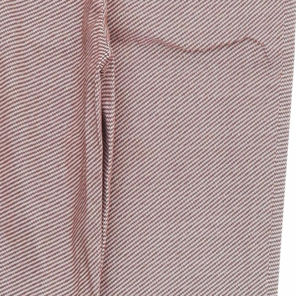 TU Womens Red Check Sweatpants Trousers Size 12