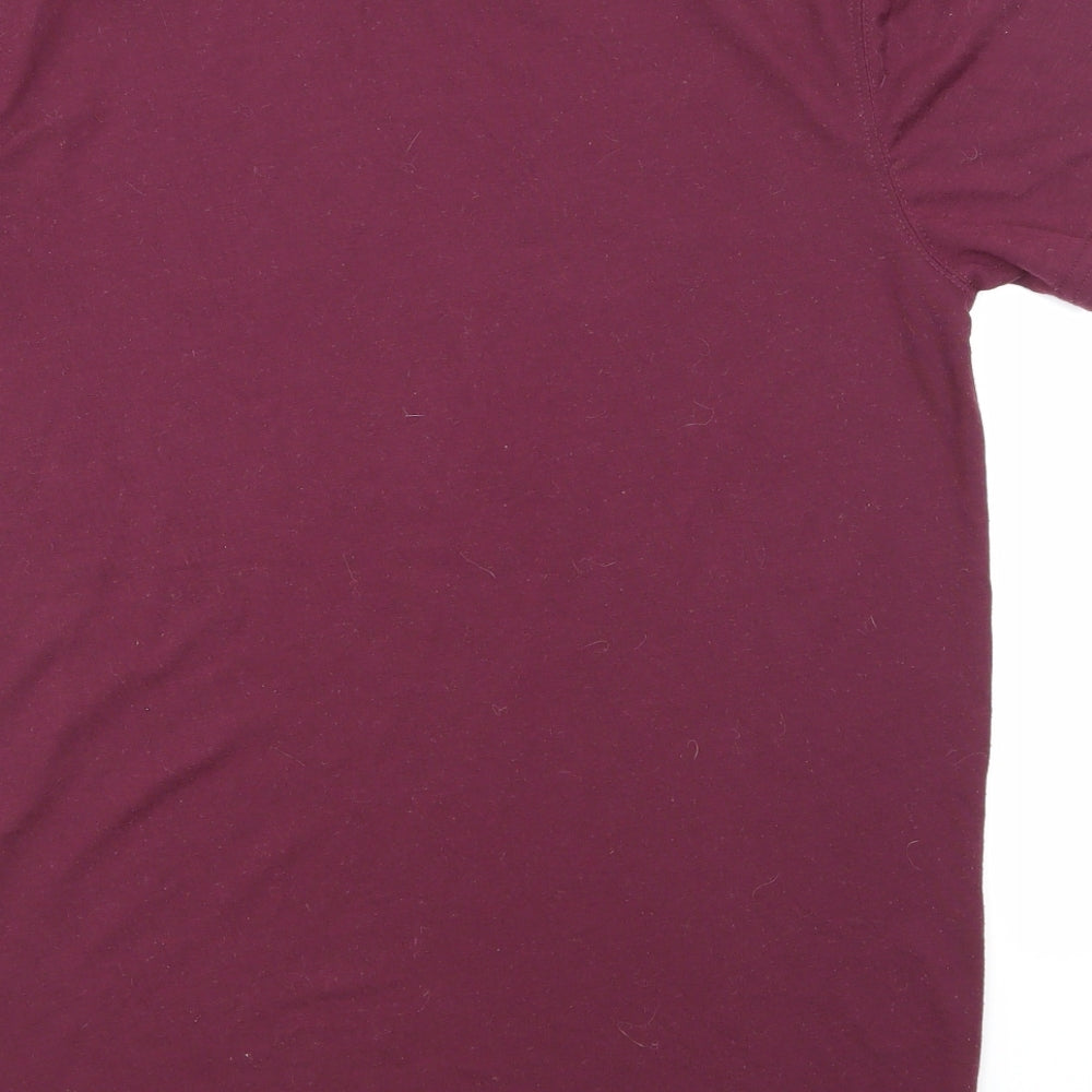 Fire Trap Womens Purple Basic T-Shirt Size S