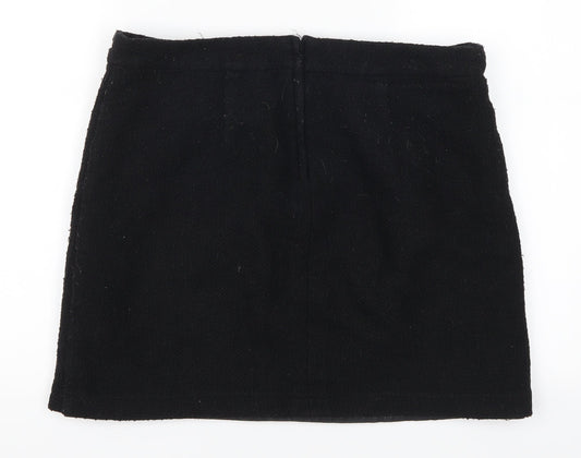 New Look Womens Black Mini Skirt Size 12