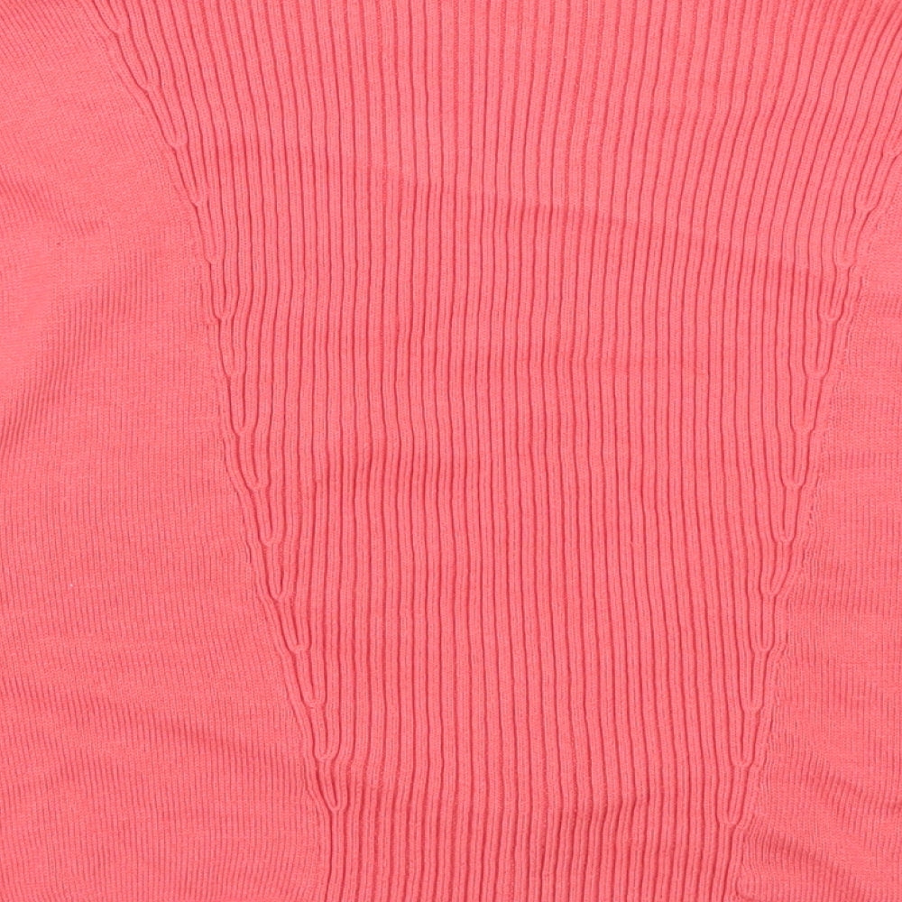Internacionale Womens Pink Cardigan Jumper Size 12