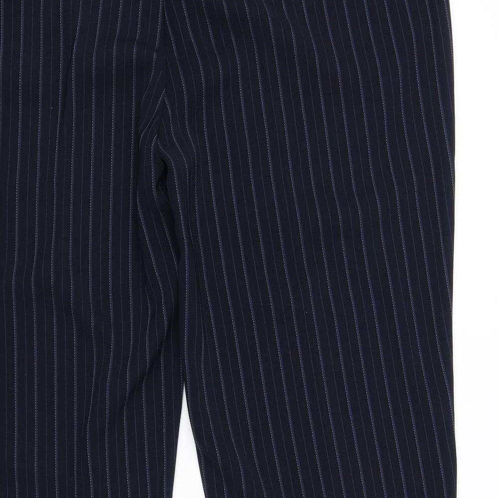 First Avenue Womens Blue Trousers Size 16 L30 in