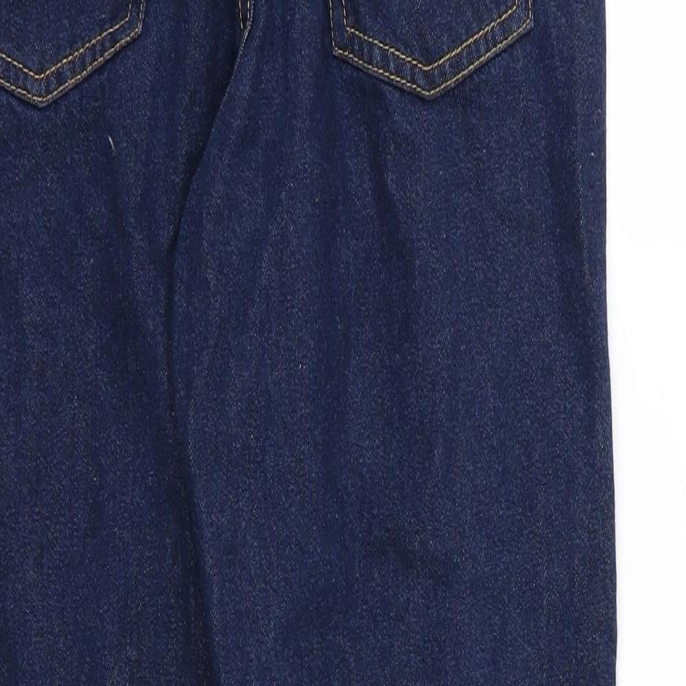 Shana Womens Blue Denim Straight Jeans Size 8 L28 in