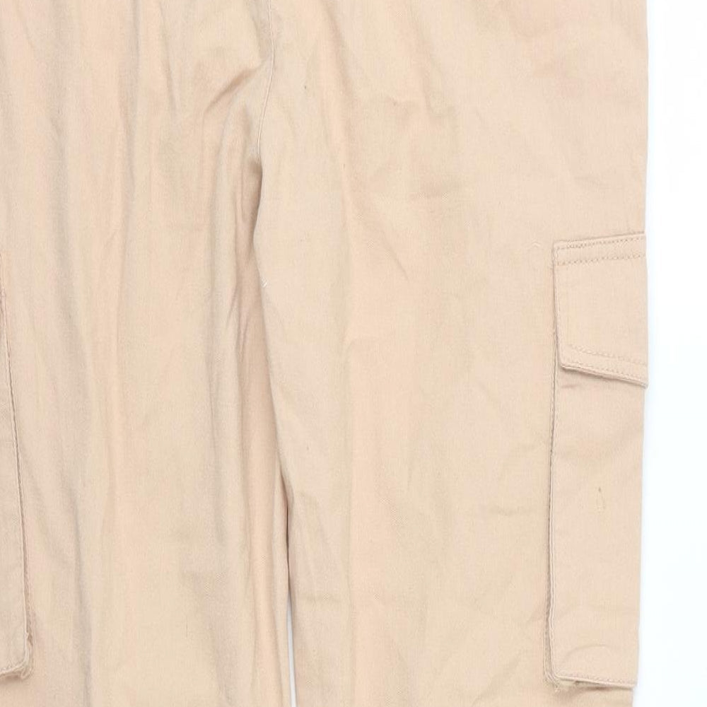 Primark Womens Pink Denim Straight Jeans Size 10 L27 in - Cargo