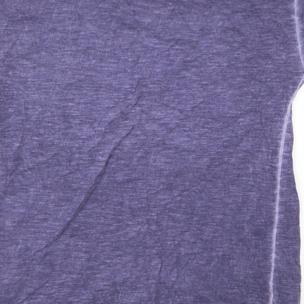 Next Girls Purple Jersey Basic T-Shirt Size 9 Years