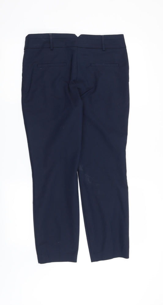 Womens UK Size 12 Papaya Regular Fit Blue Trousers